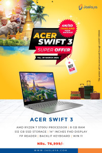 Acer Swift 3 Laptop /Ryzen 7 5700U/8GB/512 GB/14" FHD/Backlit Keyboard/Win 11